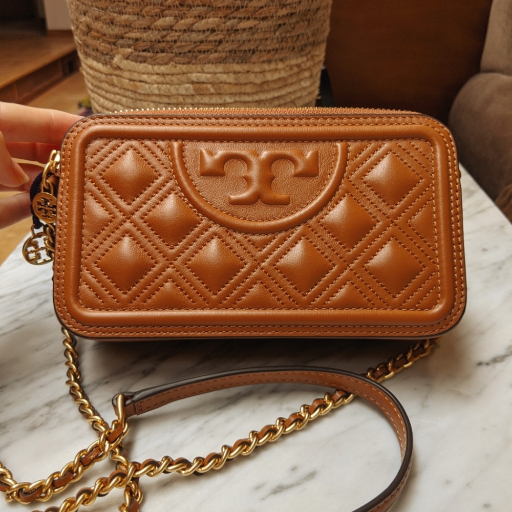 Tory Burch Fleming Double-Zip Mini Bag NWT